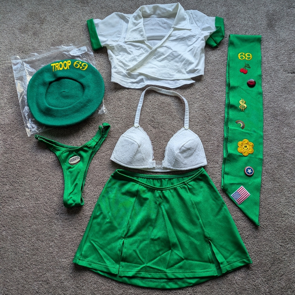 Vintage Women's Troop 69 Girl Scout Costume